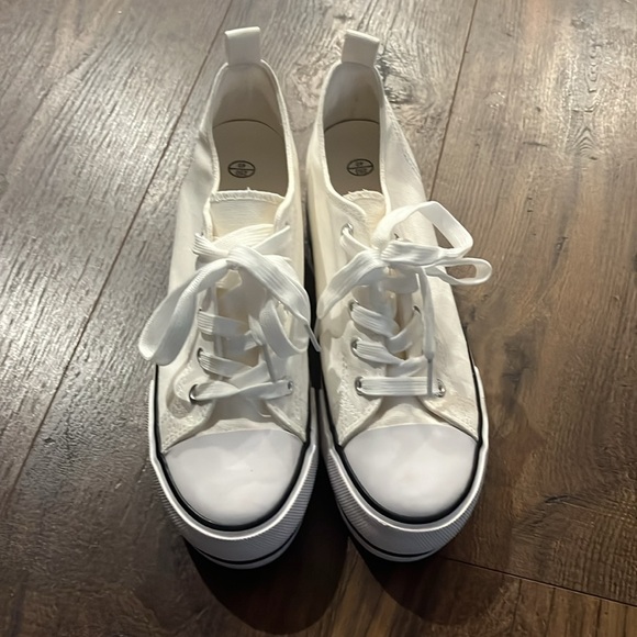 Sneakers White Platform Refrese Size 8 - Picture 6 of 8